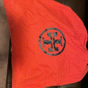 Authentic Red Tory Burch tote bag